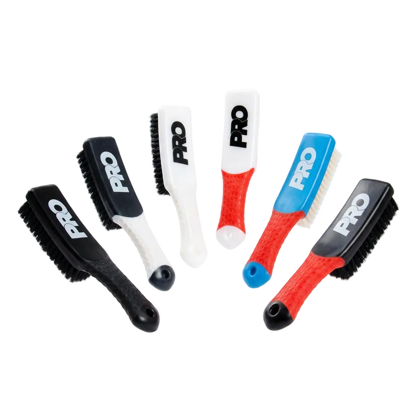 Set of five brushes with 'PRO' branding on a white background