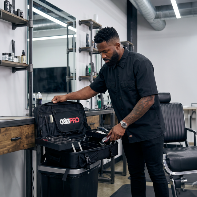 Full Size Mobile Workstation Backpack with Extending Tray System - OG Black