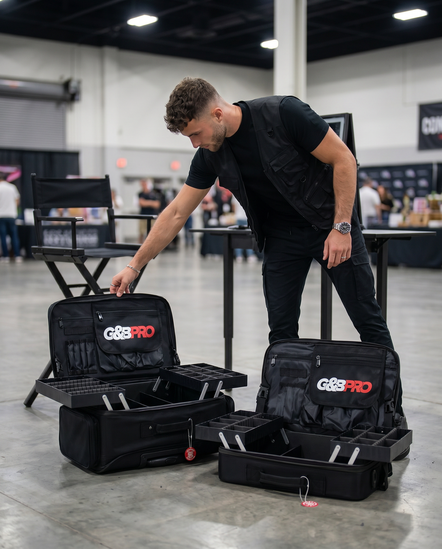 Roller Duo Mobile Workstation with Extending Tray System – OG Black