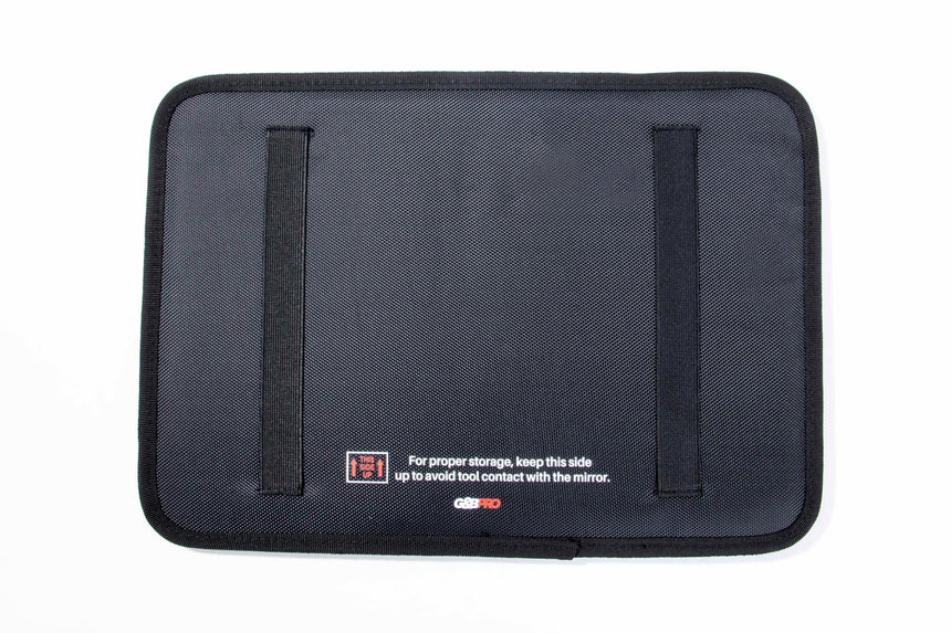 Roller Elite Mobile Workstation with LED Mirror & Extending Tray System – OG Black