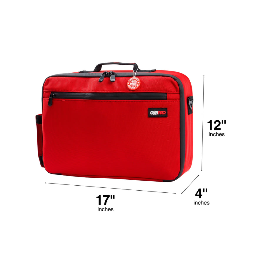 Crossbody Mobile Workstation with Extending Tray System – Fire Red