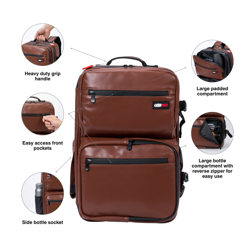 Premium Leather Full Size Mobile Station