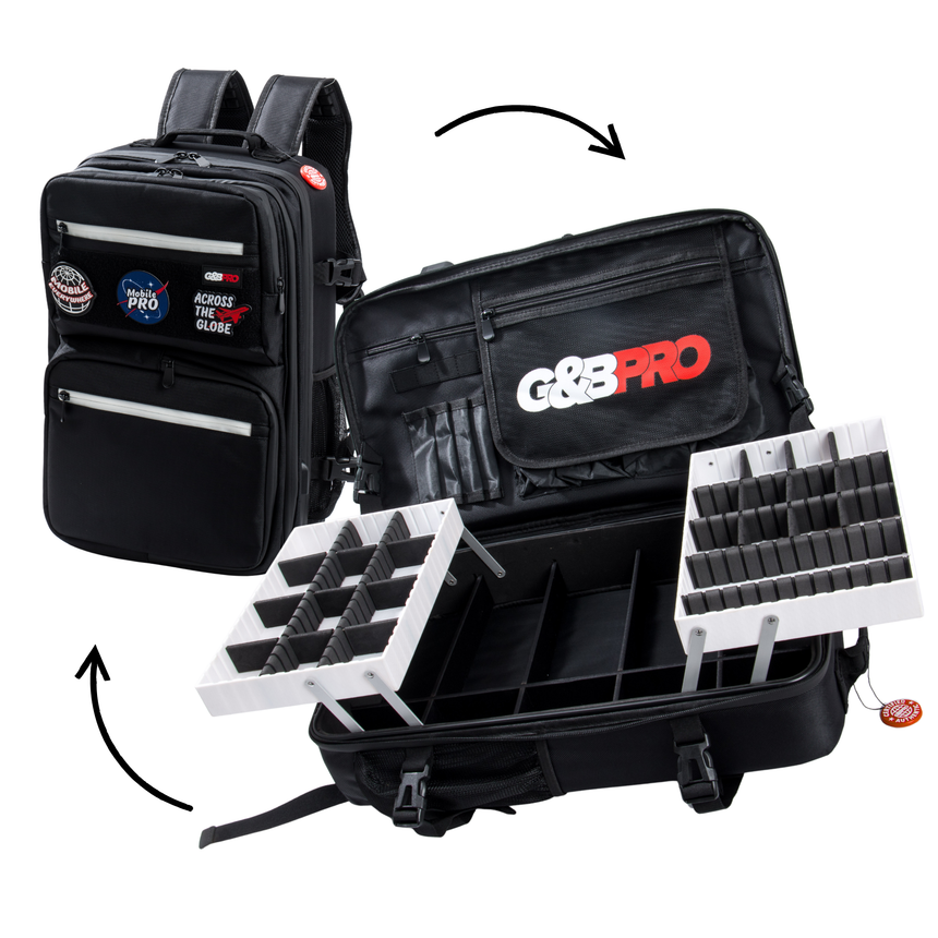 Full Size Mobile Workstation Backpack with Extending Tray System – GHX