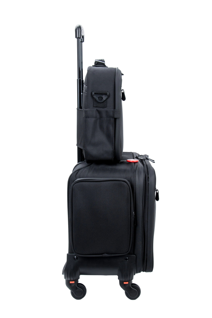 Roller Duo Mobile Workstation with Extending Tray System – OG Black