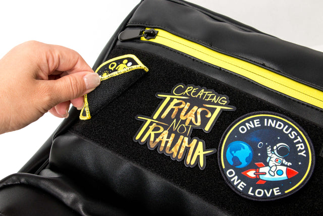 Mochila de Estação de Trabalho Móvel de Tamanho Completo em Pele Vegana, Edição Signature com Segurança Sensorial
