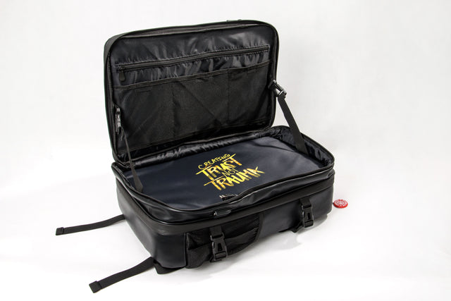 Mochila de Estação de Trabalho Móvel de Tamanho Completo em Pele Vegana, Edição Signature com Segurança Sensorial
