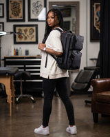 Full Size Mobile Workstation Backpack with Extending Tray System - OG Black