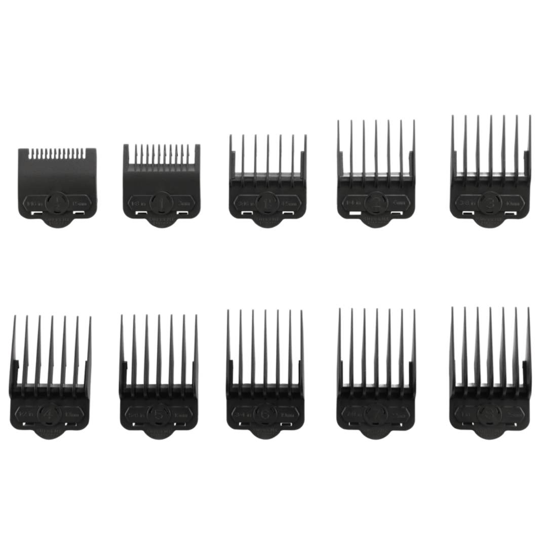 Magnetic/Clip Guards for Clippers (10 piece) CMG100