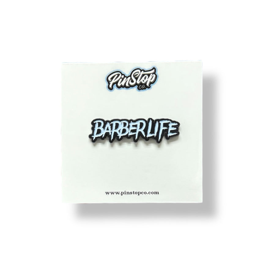 PinStop Barber Life Pin