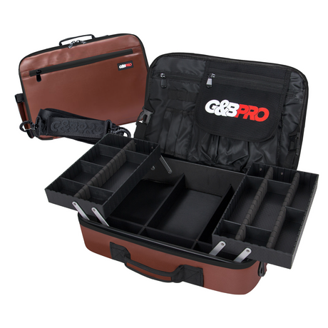 Premium Leather Crossbody Mobile Station