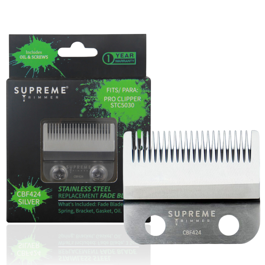 Supreme Trimmer Steel Fade Blade For Clippers - CBF424