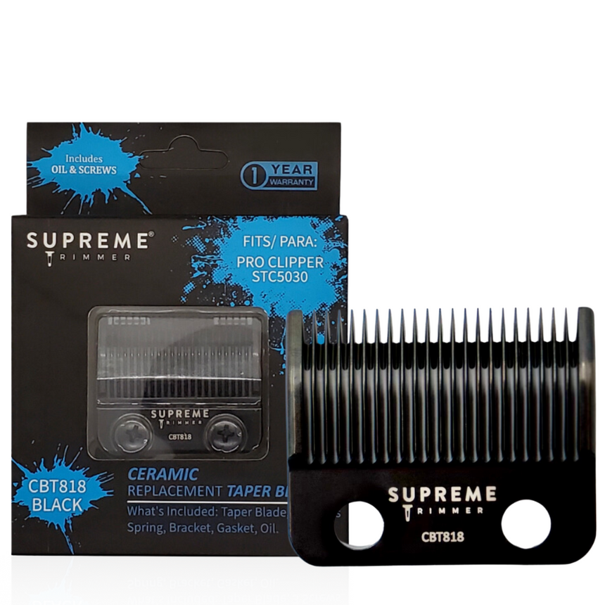 Supreme Trimmer Ceramic Taper Blade For Clippers - CBT818