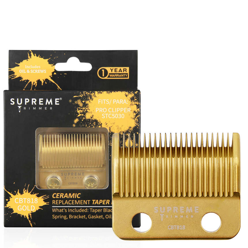 Supreme Trimmer Ceramic Taper Blade For Clippers - CBT818