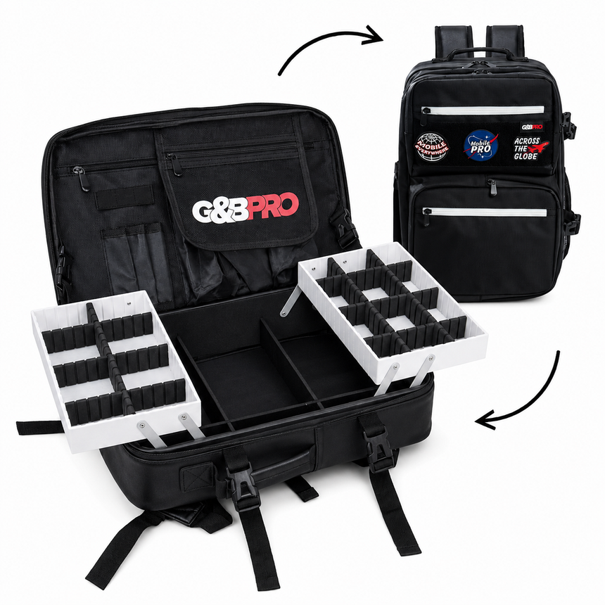 Mid Size Mobile Workstation Backpack with Extending Tray System – GHX