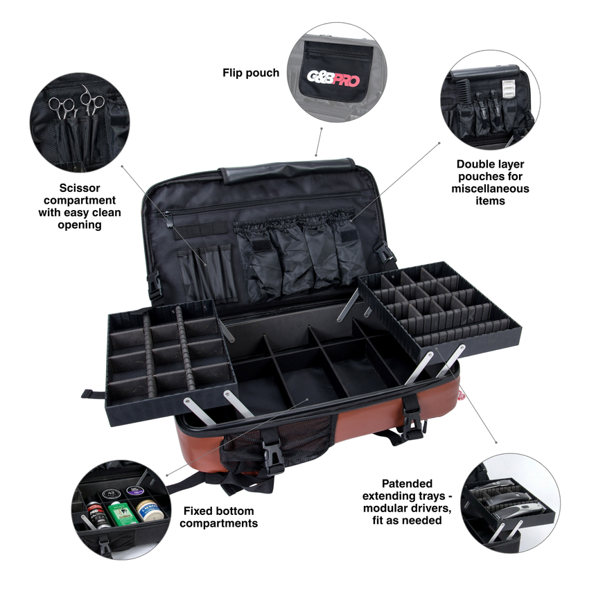 Executive Leather Full Size Mobile Station