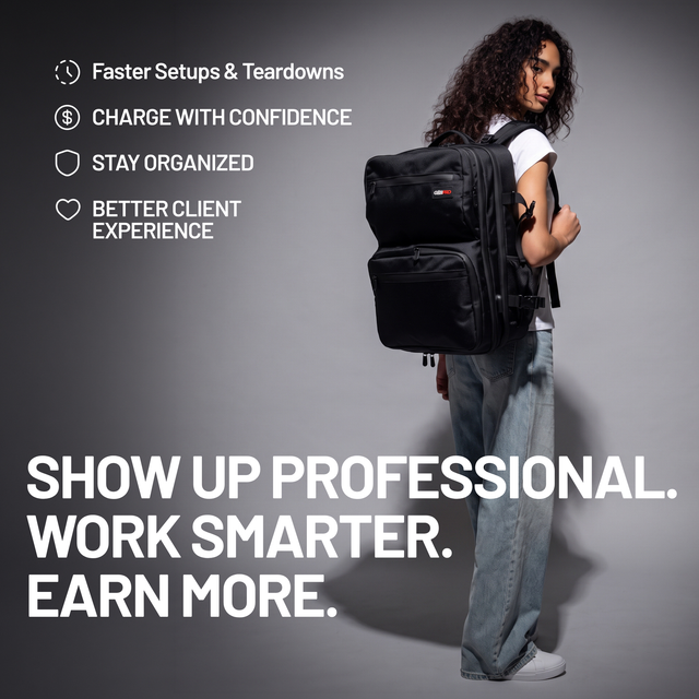 Full Size Mobile Workstation Backpack with Extending Tray System - OG Black