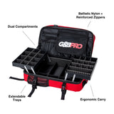 Full Size Mobile Workstation Backpack with Extending Tray System – Fire Red