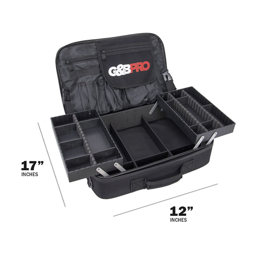 Full Size Mobile Workstation Backpack with Extending Tray System