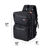 Mid Size Mobile Workstation Backpack with Extending Tray System