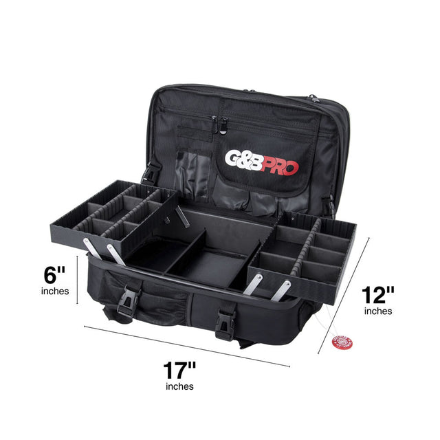 Mid Size Mobile Workstation Backpack with Extending Tray System