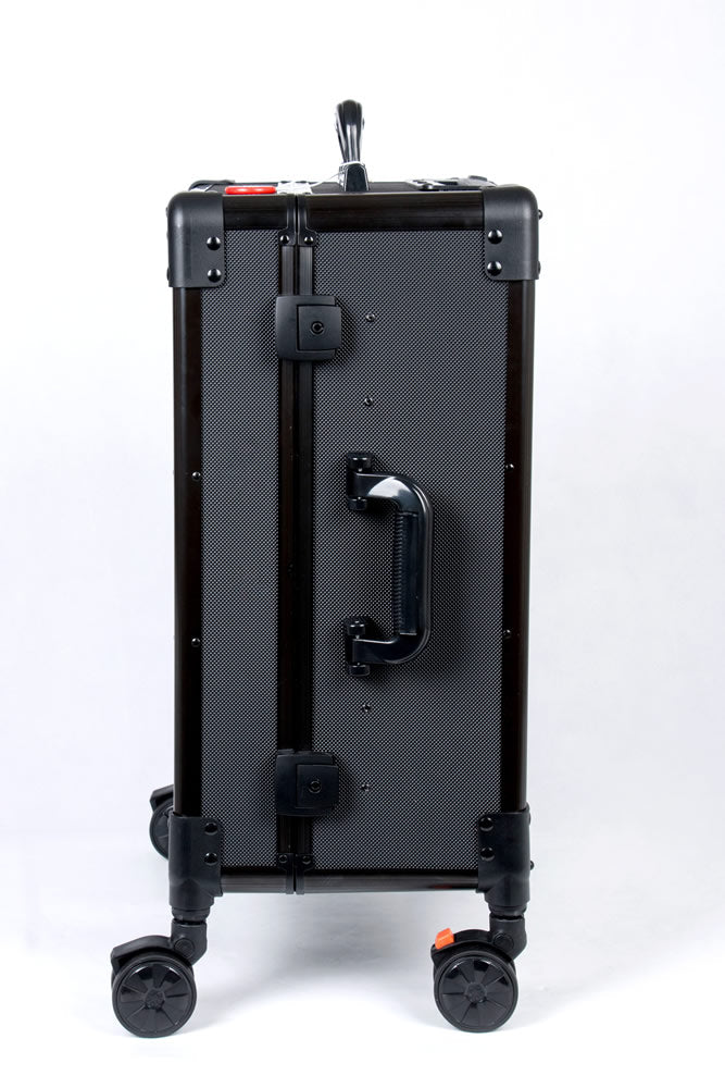 Roller Elite Mobile Workstation with LED Mirror & Extending Tray System