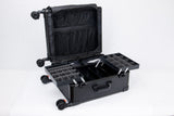 Roller Elite Mobile Workstation with LED Mirror & Extending Tray System