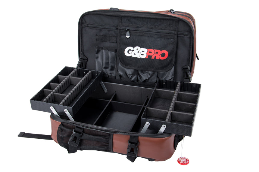 G&G Pro camera bag with compartments on a white background