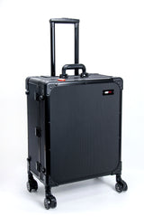 Roller Elite Mobile Workstation with LED Mirror & Extending Tray System - OG Black