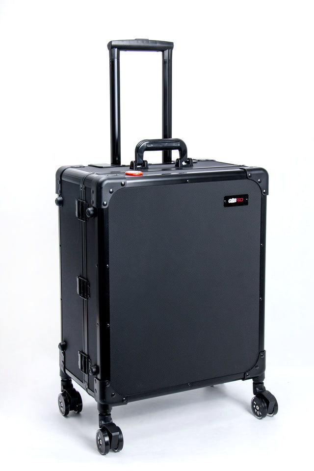 Roller Elite Mobile Workstation with LED Mirror & Extending Tray System - OG Black