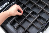Roller Elite Mobile Workstation with LED Mirror & Extending Tray System - OG Black