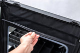 Roller Elite Mobile Workstation with LED Mirror & Extending Tray System - OG Black