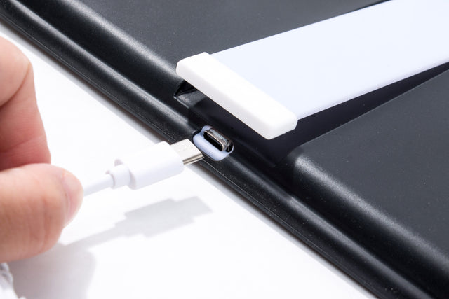 Roller Elite Mobile Workstation with LED Mirror & Extending Tray System - OG Black