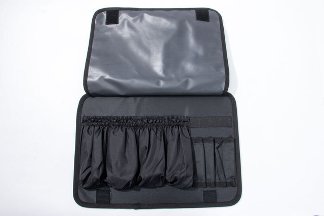 Roller Elite Mobile Workstation with LED Mirror & Extending Tray System - OG Black