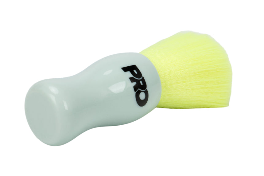 Green and yellow brush with 'PRO' branding on a white background