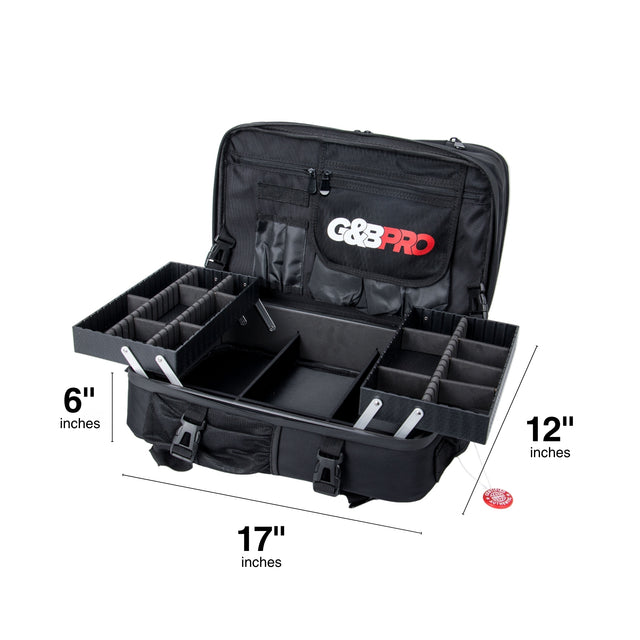 Mid Size Mobile Workstation Backpack with Extending Tray System - OG Black