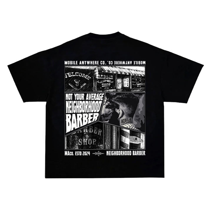 Not Your Average Neighborhood Barber Oversized T-Shirt