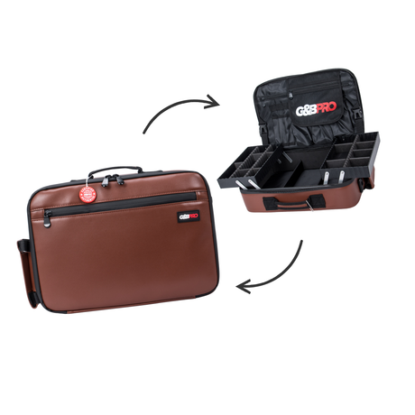 Premium Leather Crossbody Mobile Station