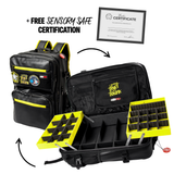 Sensory Safe Signature Edition Full Size Vegan Leather Mobile Station Backpack