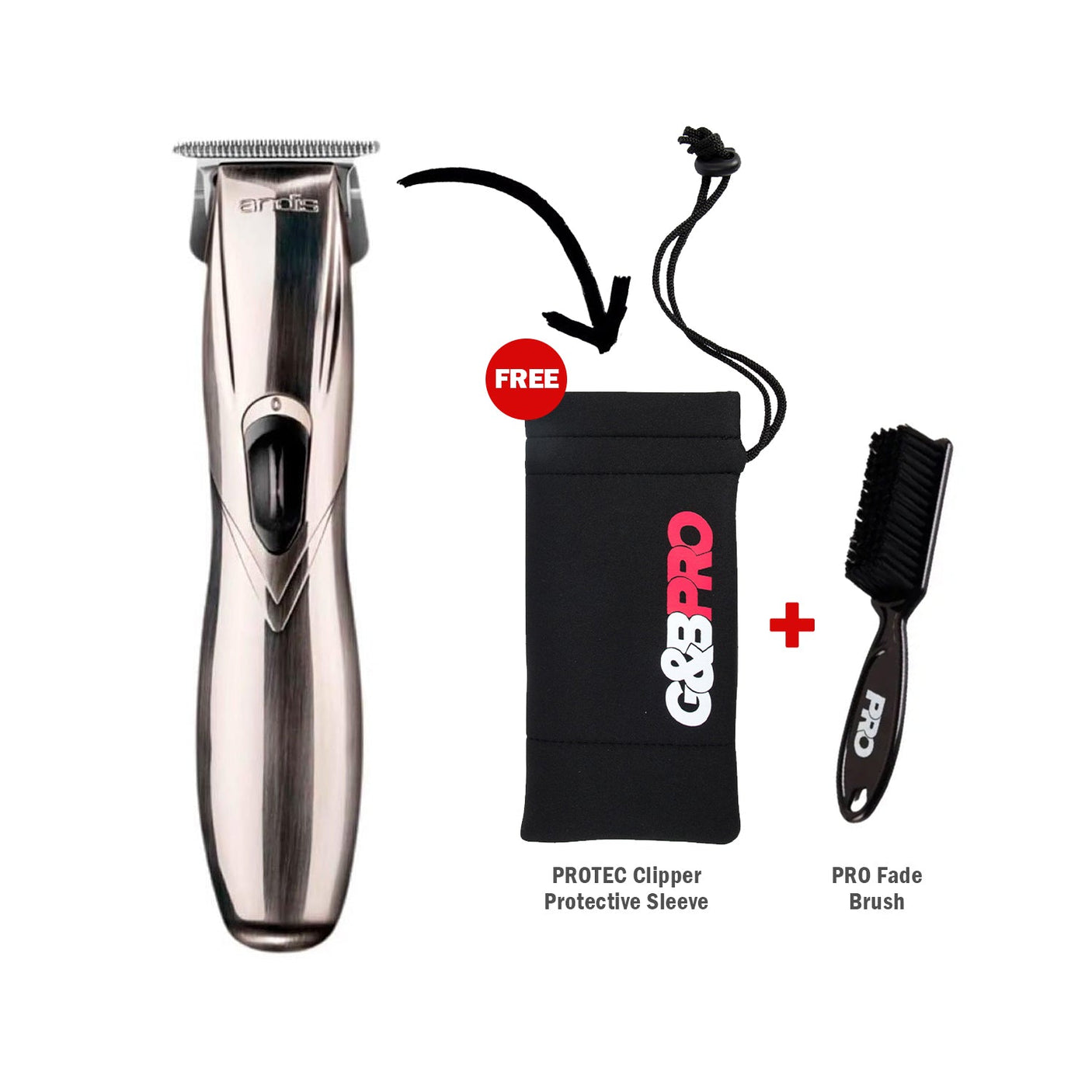 Andis Slimline Pro GTX Trimmer + PRO Essentials